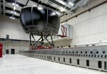 Daimler AG driving simulator in Sindelfingen.