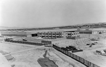 View of the Tabriz plant, Iran, Iranian Diesel Manufacturing Company (IDEM), circa 1970