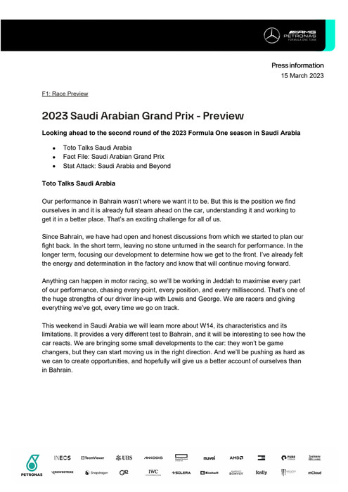 ENGLISH: 2023 Saudi Arabian Grand Prix - Preview