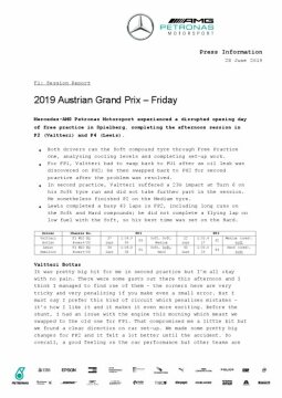 2019 Austrian Grand Prix - Friday