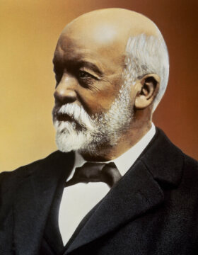 Gottlieb Daimler (17. März 1834 bis 6. März 1900), koloriertes Porträtfoto