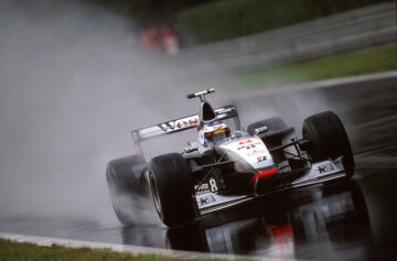 Großer Preis von Italien, 13. September 1998. Der spätere Formel-1-Weltmeister 1998, Mika Häkkinen im McLaren-Mercedes MP4/13.  