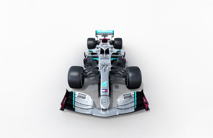 Herzlich willkommen, W11! Erste Ausfahrt für das 2020er Auto des Mercedes-AMG Petronas F1 Teams in Silverstone