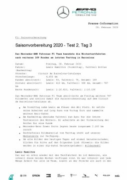 Saisonvorbereitung 2020 - Test 2, Tag 3