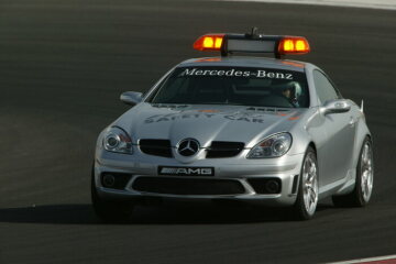 Formel 1, Grand Prix Bahrain 2004, Manama, 04.04.2004 F1 Safety Car, Mercedes-Benz SLK 55 AMG