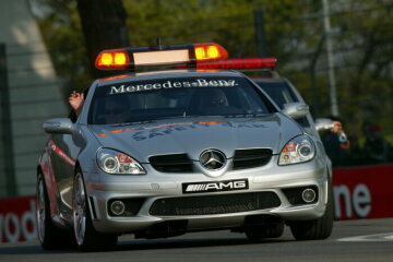 Formel 1, Grand Prix San Marino 2004, Imola, 25.04.2004 F1 Safety Car, Mercedes-Benz SLK 55 AMG