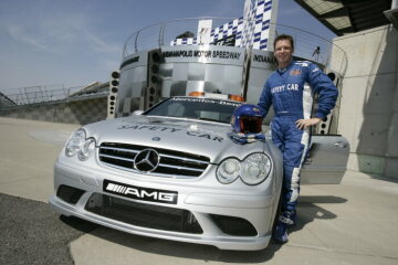 Formel 1, Grand Prix USA 2007, Indianapolis, 17.06.2007 Fotoshooting F1 Safety Car Safety Car Fahrer Bernd Maylaender F1 Safety Car, Mercedes-Benz CLK 63 AMG