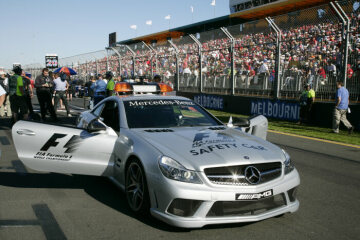 Formel 1, Grand Prix Australien 2009, Melbourne, 29.03.2009 Startaufstellung F1 Safety Car, Mercedes-Benz SL 63 AMG