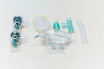 The newly developed CPAP device. Photographer: James Tye / UCL