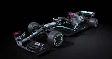 Silberpfeile kehren mit neuer Bestimmung auf die Strecke zurück. F1-Auto von Lewis Hamilton.