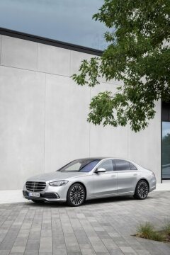 Mercedes-Benz S-Klasse, 2020, Outdoor, Standaufnahme, Exterieur: Hightechsilber // Mercedes-Benz S-Class, 2020,  outdoor, still shot, exterior: hightech silver