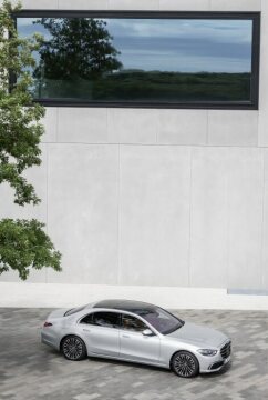 Mercedes-Benz S-Klasse, 2020, Outdoor, Standaufnahme, Exterieur: Hightechsilber // Mercedes-Benz S-Class, 2020, outdoor, still shot, exterior: hightech silver