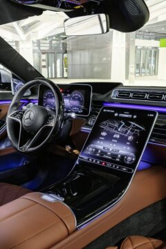 Mercedes-Benz S-Klasse, 2020, Outdoor, Interieur: Leder Nappa Sienabraun // Mercedes-Benz S-Class, 2020, outdoor, interior: leather siena brown