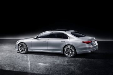 Mercedes-Benz S-Klasse, 2020, Studioaufnahme, Exterieur: Hightechsilber // Mercedes-Benz S-Class, 2020, studio shot, exterior: hightech silver
