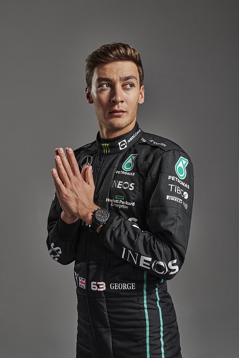 M298838 Mercedes-AMG F1 W13 E Performance Launch - George Russell
