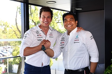 PETRONAS - Racing the future: Mercedes-AMG F1 and PETRONAS power towards two decades of partnership and embrace F1’s sustainable future, Toto Wolff, CEO and Team Principal and Datuk Tengku Muhammad Taufik, PETRONAS President and Group Chief Executive Officer