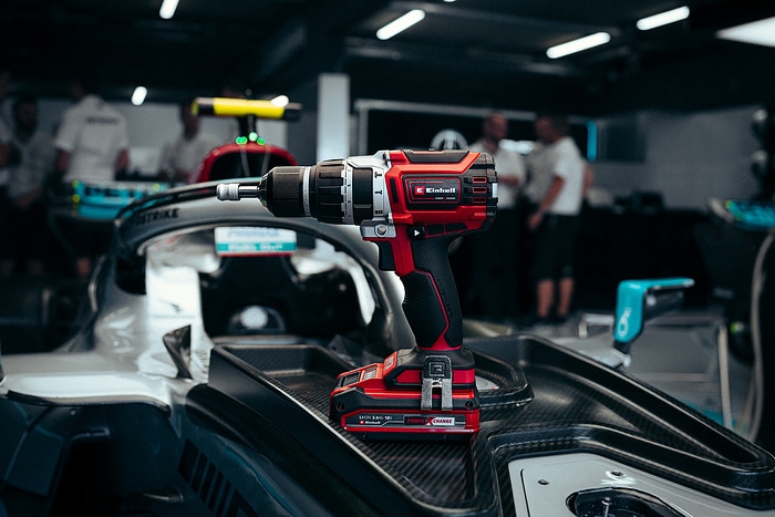Das Mercedes-AMG PETRONAS F1 Team heißt Einhell als Official Tool Expert willkommen