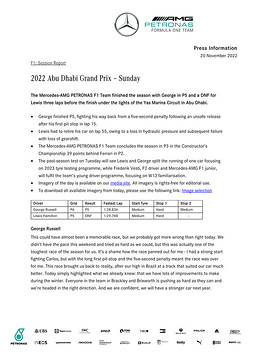 2022 Abu Dhabi Grand Prix - Sunday