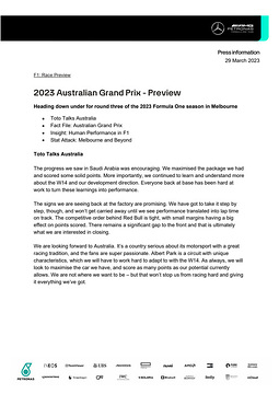 2023 Australian Grand Prix - Friday