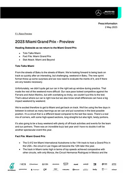 2023 Miami Grand Prix - Preview