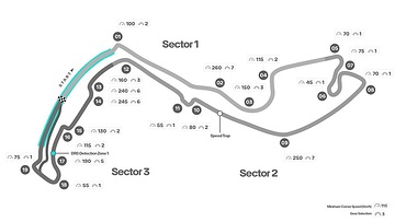 2023 Monaco Grand Prix - Track Map