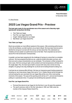 2023 Las Vegas Grand Prix - Preview
