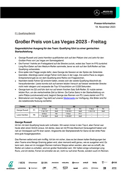 2023 Las Vegas Grand Prix - Friday