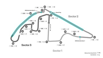 2023 Abu Dhabi Grand Prix - Track Map