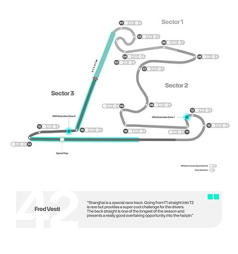 2024 Chinese Grand Prix - Track Map