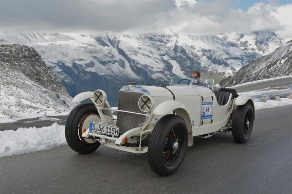 D103531 Mercedes-Benz SSK Baujahr 1927 am Großglockner